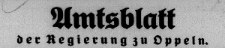Amtsblatt der Regierung zu Oppeln 1922. St&uuml;ck 31