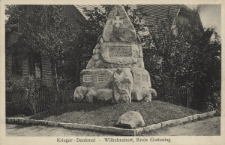 Krieger - Denkmal - Wilhelmshort, Kreis Guttentag