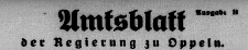 Amtsblatt der Regierung zu Oppeln 1926. St&uuml;ck 19
