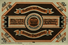 Kędzierzyn : [awers:] Gutschein der Gemeinde Kandrzin - Pogorzelletz 1/2 Pf. [rewers:] Einst. Kandrzin - Pogorzelletz. Jetzt