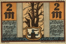 Kłodnica : [awers:] Klodnitz=Oderhafen 2 M [rewers:] Klodnitz=Oderhafen