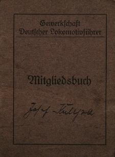 Mitgliedsbuch f&uuml;r Herrn Kulessa Josef