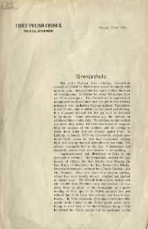Grenzschutz. The entire German force includig Grenzschutz consists of 25,000 to 30,000 men...