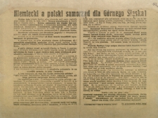 Niemiecki a polski samorząd dla G&oacute;rnego Śląska! [Inc.:] Polska dała ludności śląskiej pełną autonomię, czyli prawo do rządzenia swym krajem