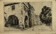 Bolk&oacute;w : kamienica z podcieniami