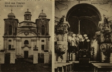 Cieszk&oacute;w : kości&oacute;ł z zewnątrz i wnętrze kościoła