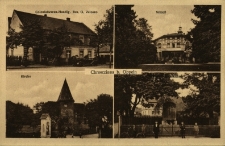 Chróścina : kościół, sklep kolonialny, dworek, pomnik