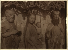 Gołkowice : tryptyk z kości&oacute;łka drewnianego (XV w.)