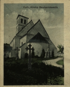 Kępnica : kości&oacute;ł katolicki z zewnątrz