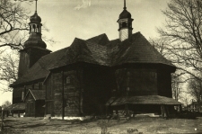 Koszęcin : kości&oacute;ł drewniany z zewnątrz