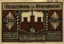 Kluczbork : [awers:] Kreuzburg in Oberschlesien [rewers:] Aus im 13 Jahrundert Schlesien