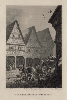 Fachwerkgeb&auml;ude in Bolkenhain