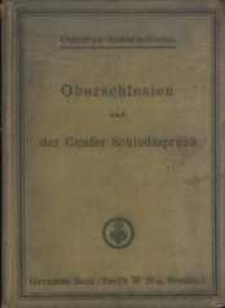Oberschlesien und der Genfer Schiedsspruch