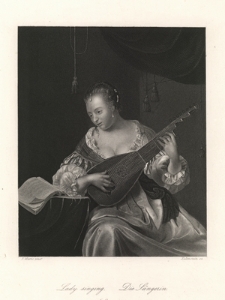 Lady singing / Die S&auml;ngerin / Śpiewaczka