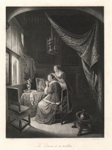 La Dame &aacute; sa toilette / The Toilette / Die Dame am Putztische / Tualeta