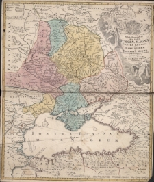 Tabula Geographica Qua Pars Russiae Magnae Pontus Euxinus seu Mare Nigrum Et Tartaria Minor cum finitimis Bulgariae, Romaniae et Natoliae Provinciis