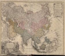Asia secundum legitimas Projectionis Stereographicae regulas et juxta recentissimas observation, et relationes explosis aliorum fabulosis designationibus et narrationibus, adhibitis quoque veterum monumentis et recentiorum itinerariis descripta, et in partes suas methodicas IX divida a I.Matth.Hasio. M.P.P.0. nunc ex beate defuncti subsidiis et M.S.C.tis designata a M.August Gottlob Boehmio