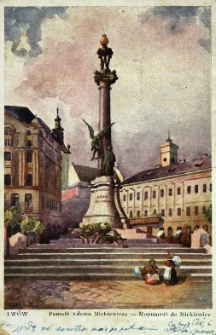 Lw&oacute;w : pomnik Adama Mickiewicza