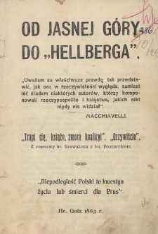 Od Jasnej G&oacute;ry do &bdquo;Hellberga&rdquo;