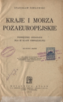 Kraje i morza pozaeuropejskie : podręcznik geografii dla 3 klasy gimnazjalnej
