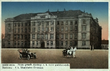 Stanisław&oacute;w : nowy gmach dyrekcji c.k. kolei państwowych