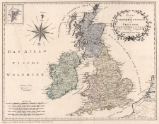 Karte von Grossbritannien und Ireland nach Kitchin, Dorret und Jefferys neu verzeichnet herausgegeben von Franz Joh. Jos. von Reilly