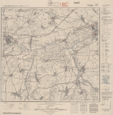 Neisse West. Topographische Karte 1: 25 000