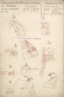 Erg&auml;nzungskarte N&deg; 42. Grundsteuer- Verwaltung. Etatsjahr 1887/88. 1920 Kreis Leobsch&uuml;tz N&deg; 47