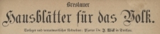 Breslauer Hausblätter für das Volk. Jg.2 (1864), Nr. 12