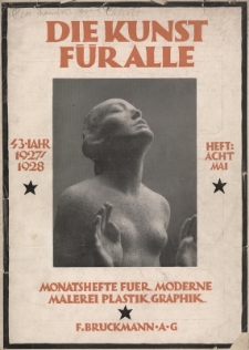 Die Kunst f&uuml;r Alle. Jg.43 : Heft 8 Mai
