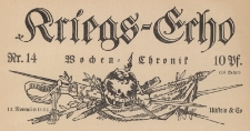 Kriegs-Echo: Wochen-Chronik 14