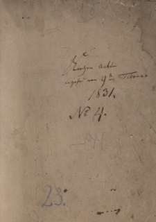 Akta parafii w Biskupicach z lat 1831-1841