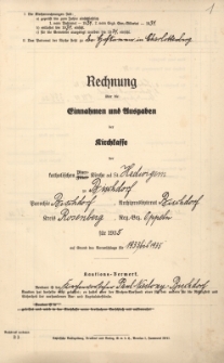 Akta parafii w Biskupicach i kościoła św. Marii Magdaleny w Boroszowie z lat 1933-1935