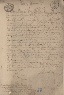 Akta ewangelickiej parafii w Biskupicach z lat 1787-1801