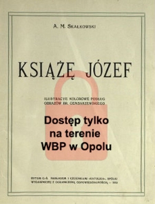 Książę Józef : ilustracye kolorowe podług obrazów Br. Gembarzewskiego