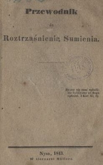 Przewodnik do roztrząśnienia sumienia