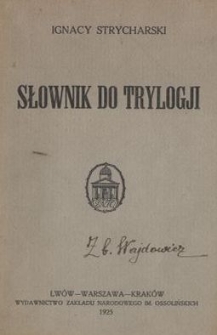Słownik do Trylogji