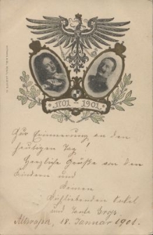 Jubileusz : dwustulecie monarchii niemieckiej (1701-1901)