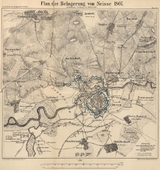 Plan der Belagerung von Neisse 1807