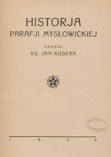 Historia parafii mysłowickiej