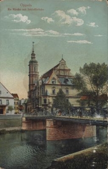 Oppeln : Ev. Kirche mit Schlossbrücke
