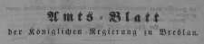 Amstblatt der K&ouml;niglichen Regierung zu Breslau. St&uuml;ck 47