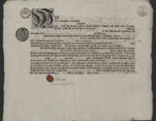 Świadectwo ukończenia praktyki wydane przez Cech Garbarzy (białosk&oacute;rnik&oacute;w) w Prudniku na nazwisko Jan August Antoni Schlosser