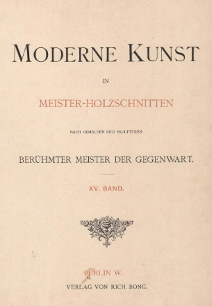 Moderne Kunst in Meister-Holzschnitten nach Gemälden und